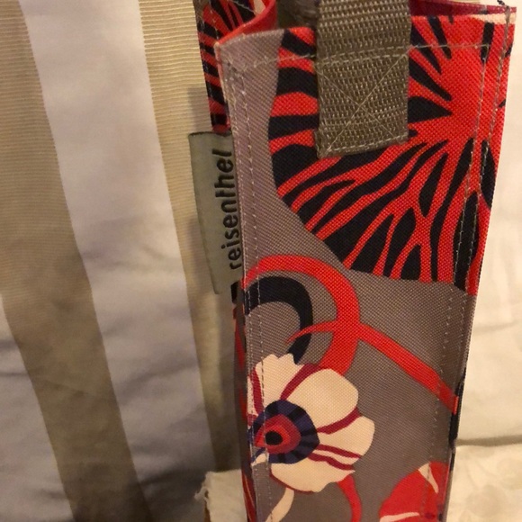 Reusable canvas wine bottle bag - Picture 4 of 5